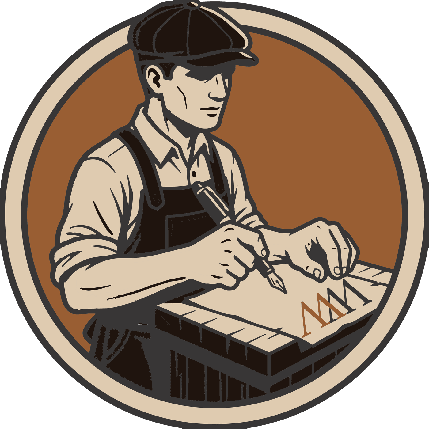 The WorkWright craftsman at the bench